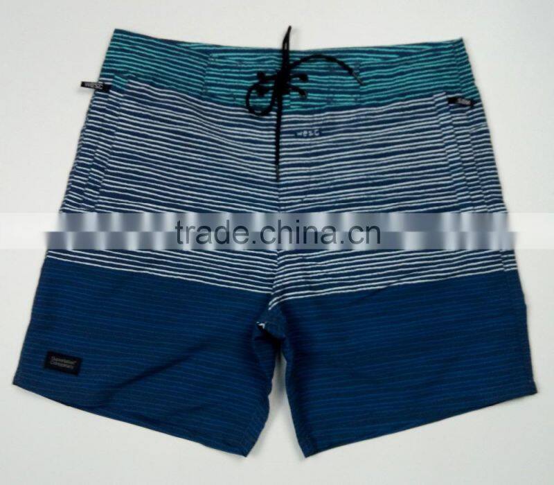 high quality clothes men's board shorts in stock with 100% polyester fabric