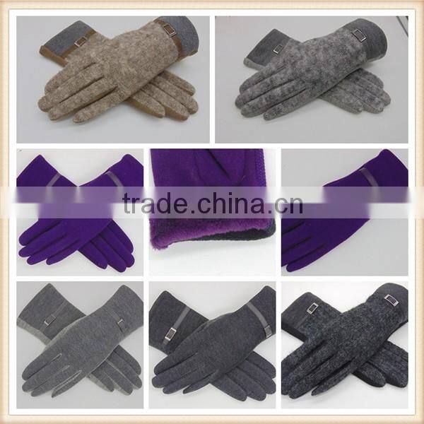 2016 NEW China Supplier Fashion Micro Velvet Hand Gloves For Men