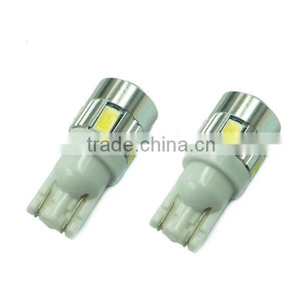Power supply 12v de T10 5630 6SMD led lamp prices tail lamp