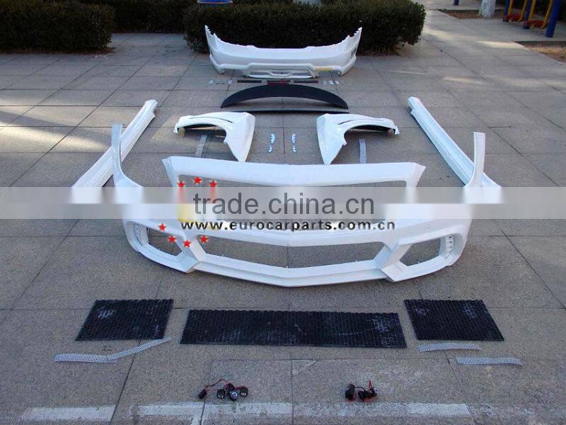 MB CLS CLASS w218 CLS350 body kit for W218 CLS300 CLS350 CLS63 to WD style with front bumper rear bumper muffler tips grill