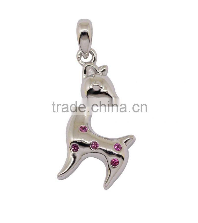 necklaces for girls natural stone heart beads custom logo pendant for