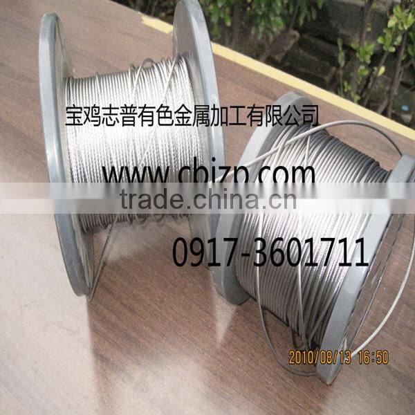 high quality pure tungsten wire rope and molybdenum products price made in china