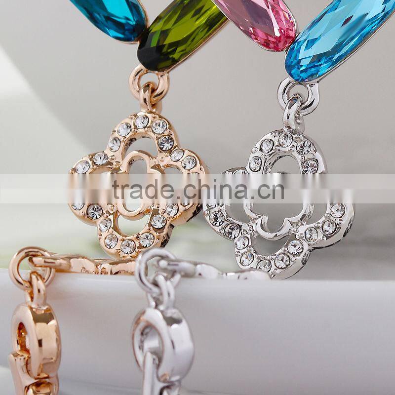 18K gold bracelet Crystal 30037