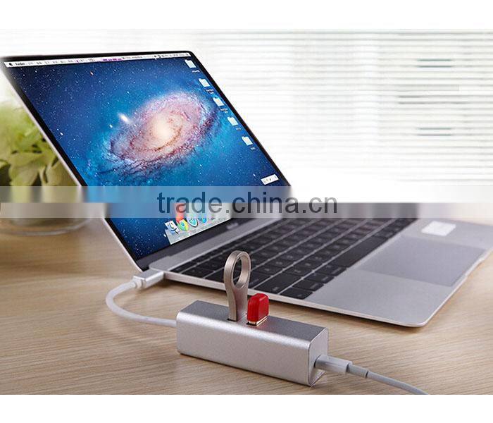 Type C USB 3.1 Charge HUB & 2 Ports USB 3.0 Highspeed Date Transfer For Macbook