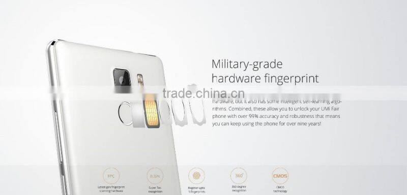 FingerPrint 5.0" UMI FAIR MTK6735 Quad core Dual SIM 4G FDD-LTE mobile phone