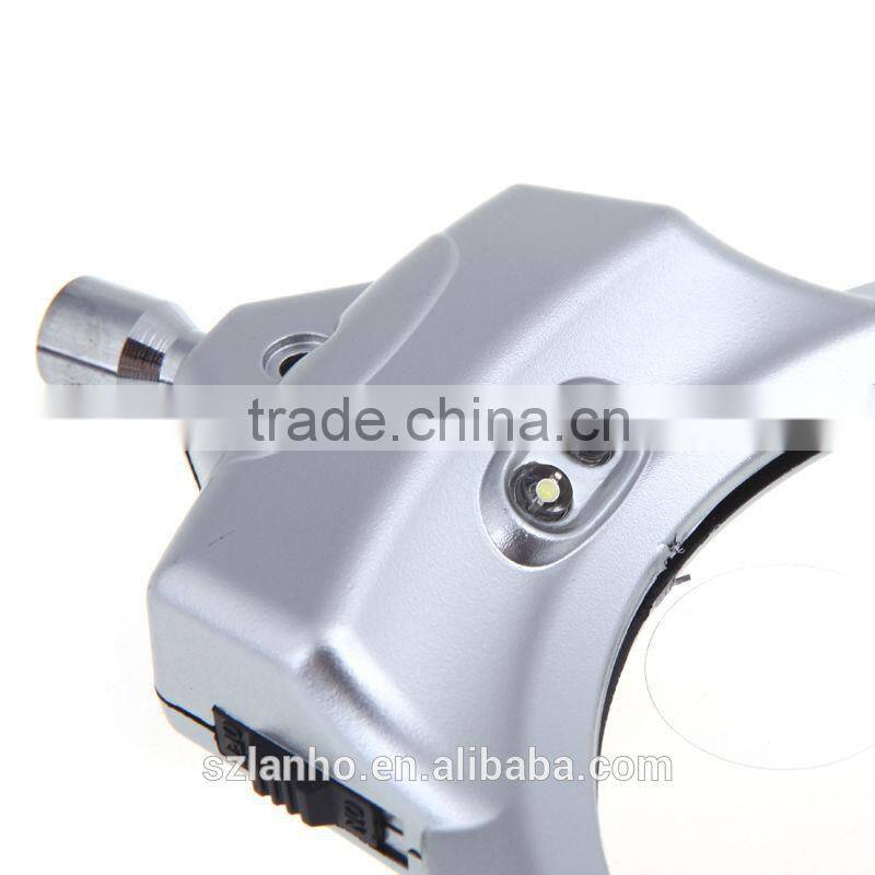 2.5X107MM 5X24MM LED Clip-on Desk Metal Hose Magnifier Magnifying Glass