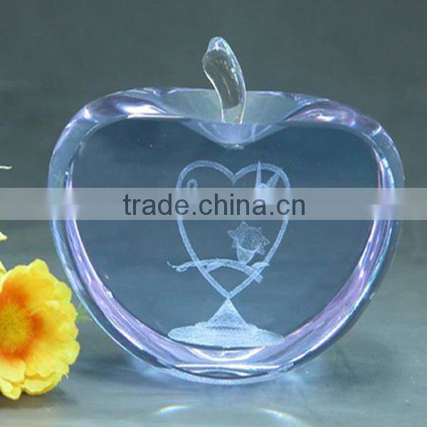 2016 Wholesale new type of crystal apple