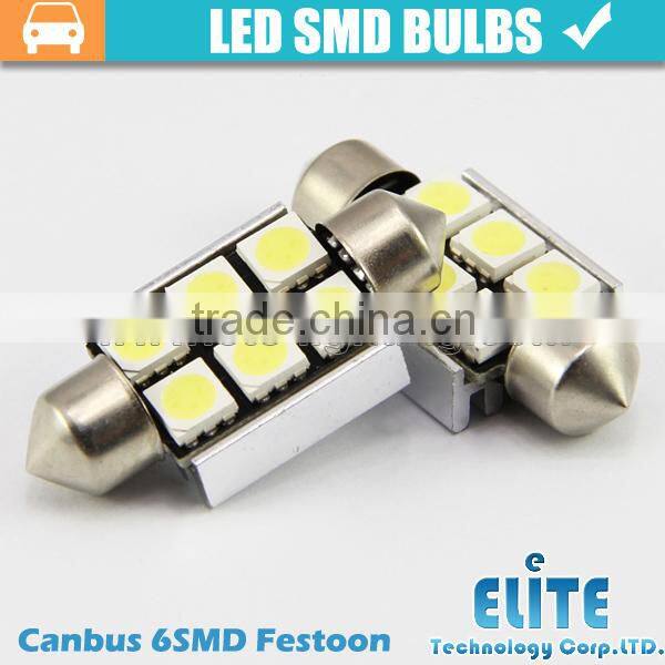 6SMD 3SMD 8SMD LED Reading Car Adapter Light White Festoon Lamp Bulb