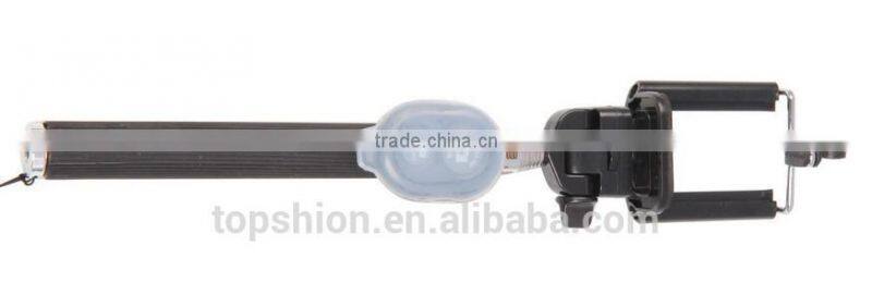 handheld monopad for iphone with mini bluetooth camera shutter