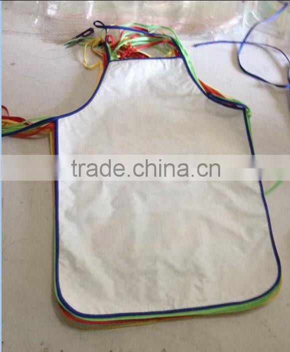 waterproof t/c terry finishing and back100% pvc coated bib apron