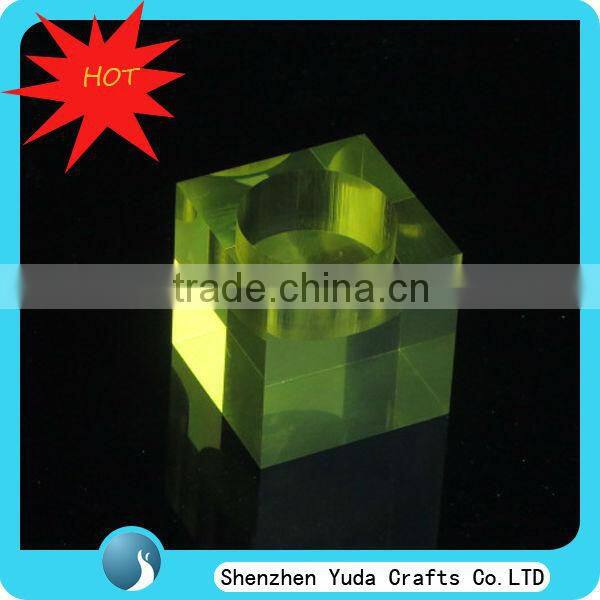 Wholesale Crystal Acrylic Wedding Candle Holder, Plexiglass Candle Holder for Tealight, Glass Candle Holder