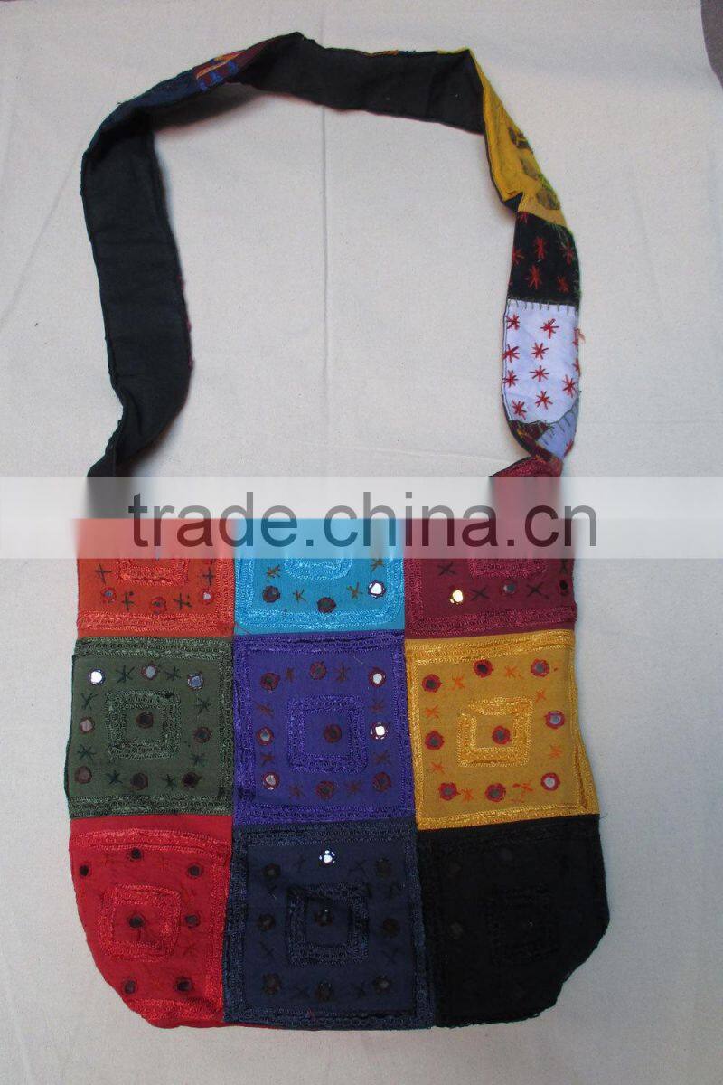 Cotton Handmade Shoulder Bag/Girls College Bag for girls