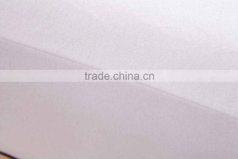 TPU Laminated Hotel Elastic Flannel Fitted Sheets 100 Cotton