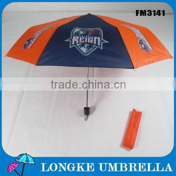umbrella fashion mini pocket 3 fold umbrlla f/manual open foldable umbrella