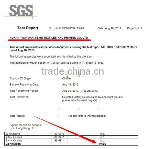 T/C poplin fabric,lining fabric 45s*45s 110*76