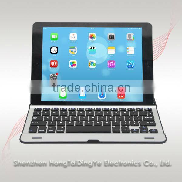 Aluminum Wireless Bluetooth Keyboard with Stand for iPad Air