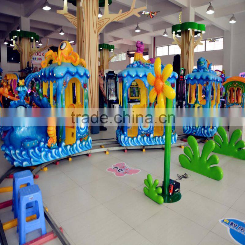 2016 Best Investment Project! Amusement Park Electric Track Train Electric Rides on Animal
