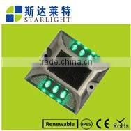 Starlight red flashing light high way cat eye reflective road stud