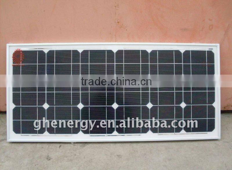 Monocrystaline 70W Solar modules GH energy ,solar panel,PV system
