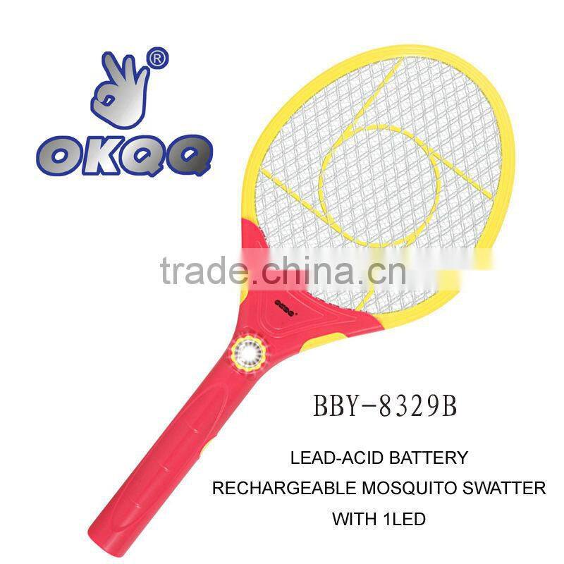 BBY-8329A ELECTRIC RECHARGEABLE MOSQUITO SWATTER BAT KILLER HOT SELLING