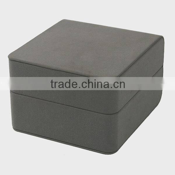 Plastic Watch Box with PU Leather Fancy Jewelry Box
