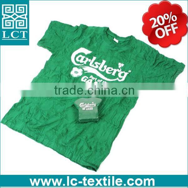 LCTN1790 Made in China compressed t shirt for promotional
