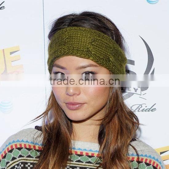 fashion cashmere knitted headbands