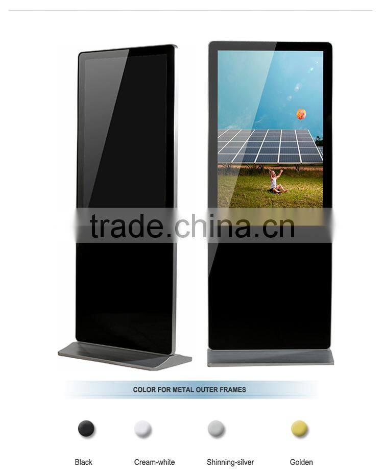 New product ideas 46 inch full hd indoor large size android system stand advertising display made in China
