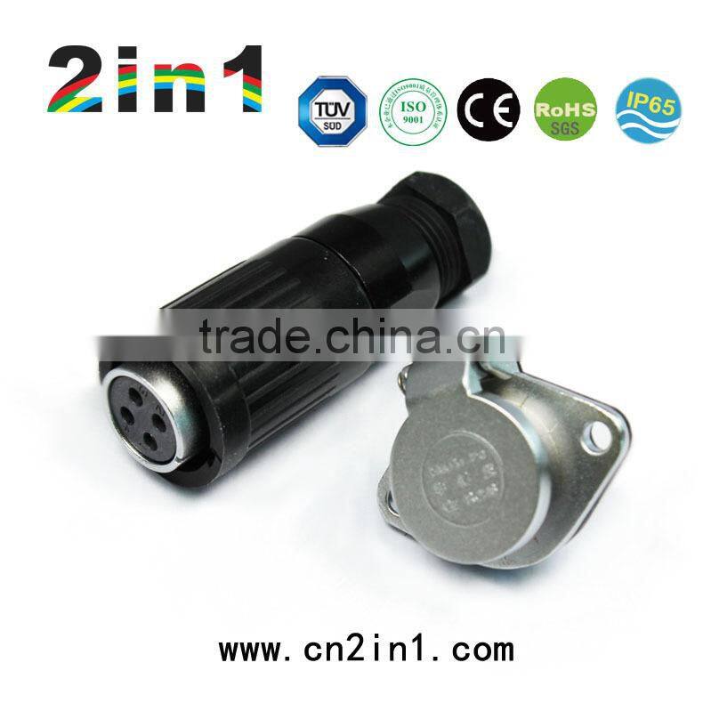 IP65 HK20 4pin aviation Connectors