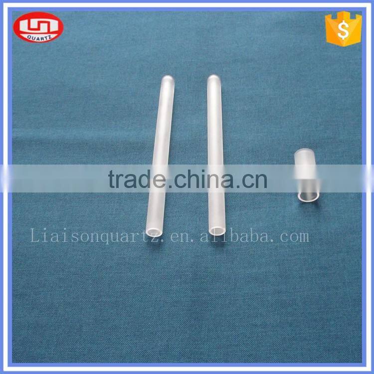 Hollow milky quartz glass tube from Lianyungang