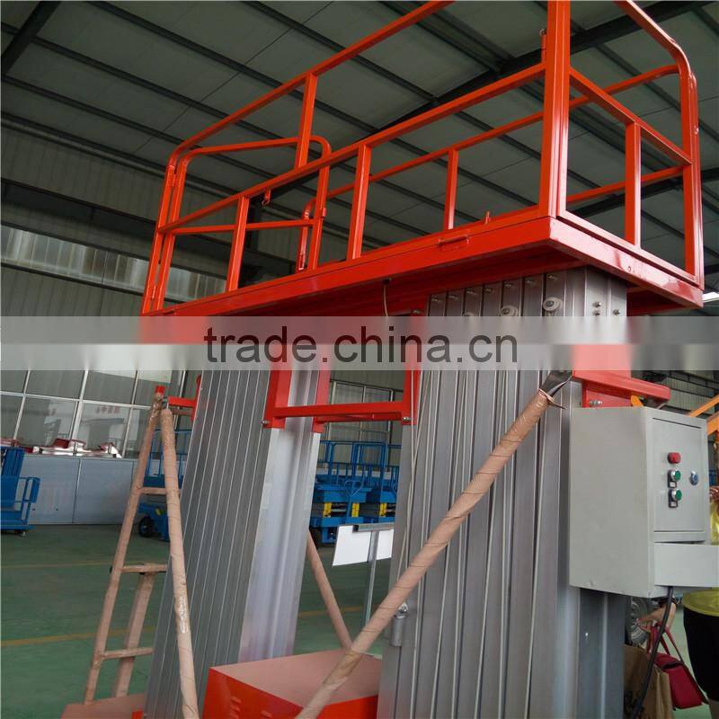 10m aluminum work platform aluminum alloy lifting platform
