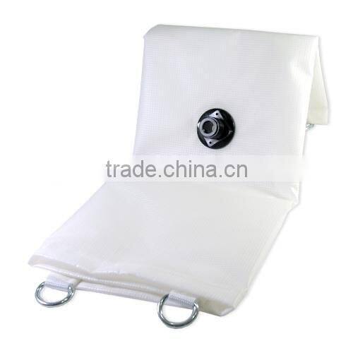 13 oz. Flame Retardant Laminated Polyester Drain Tarp 5 ft. X 5 ft. Heavy Duty Drain Tarp - Flame Retardant Drain Tarp