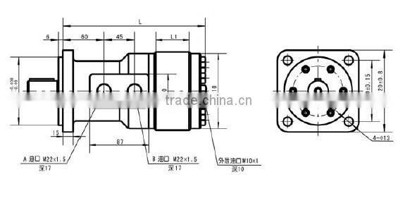 BM3 hydraulic motor totary