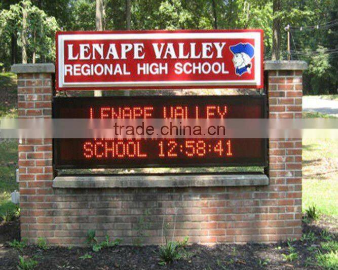P10 LED Message Sign, led message display/ screen, single color led message screen. led moving message display sign