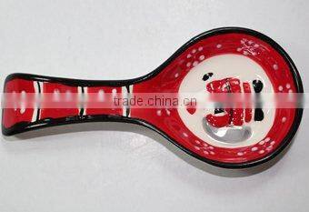 ceramic soup spoon Christmas Spoon