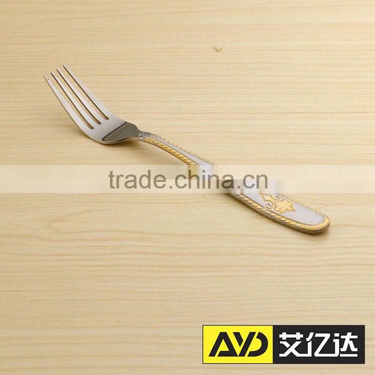 Pass FDA! made in China stainless steel spoon and fork set
