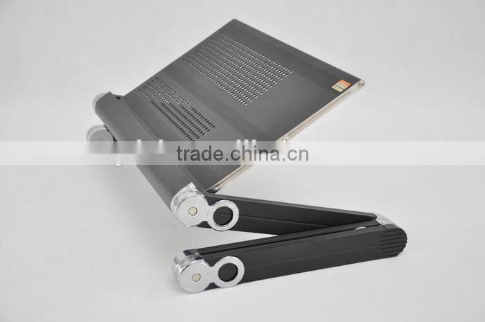 Multifunctional folding comfortable portable laptop stand with mouse pad