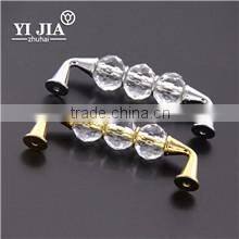 33 mm pink color square furniture hardware crystal knob