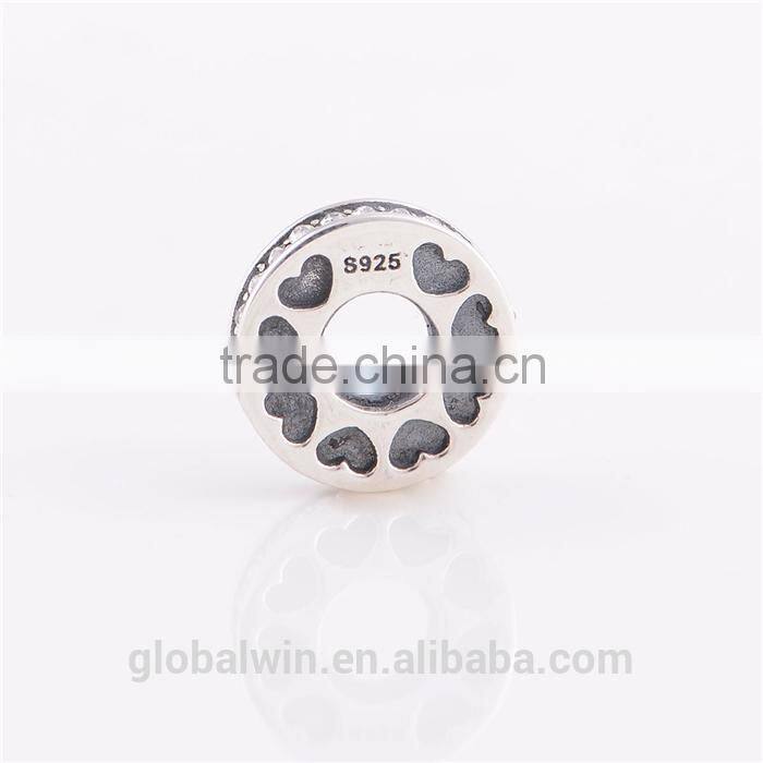 Custom Made Sterling Silver Spacer Charms For European Bracelets