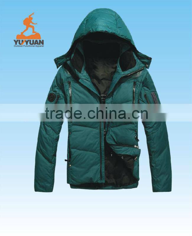 High quality!!! Mens slim fittness life jackets made with down feather