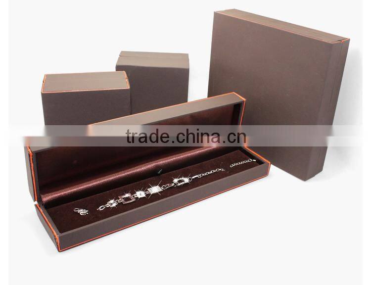 Superior customize texture paper PU jewelry cases ornaments box Earrings boxes