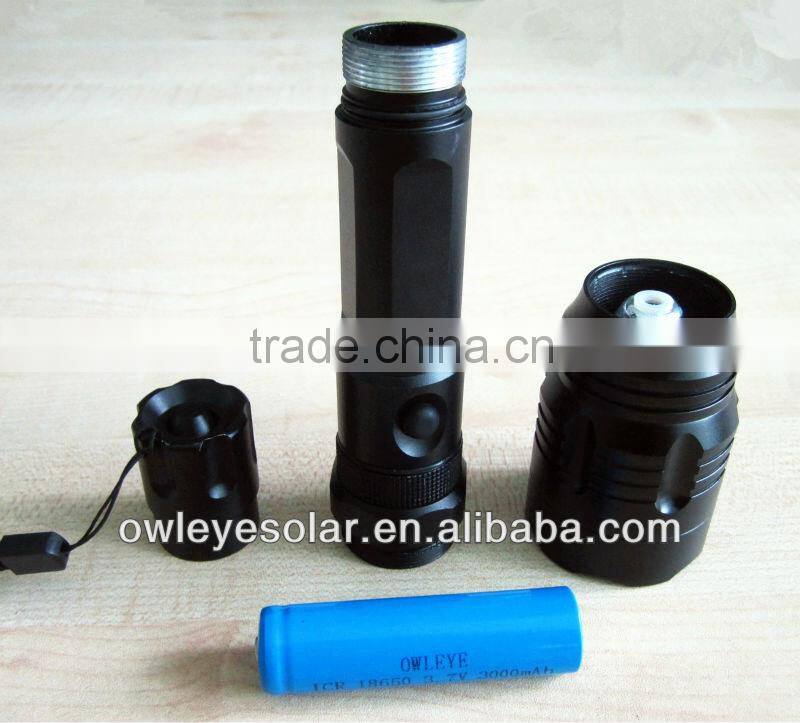 rechargeable LED flashlight/rechargeable torch