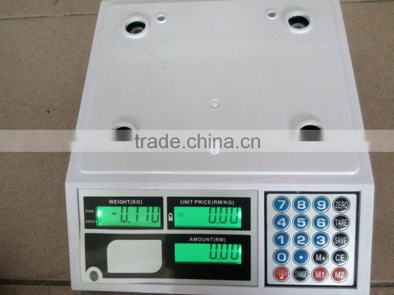 2016 NEW ACS series electronic price platform scale digital price scale for vegetable