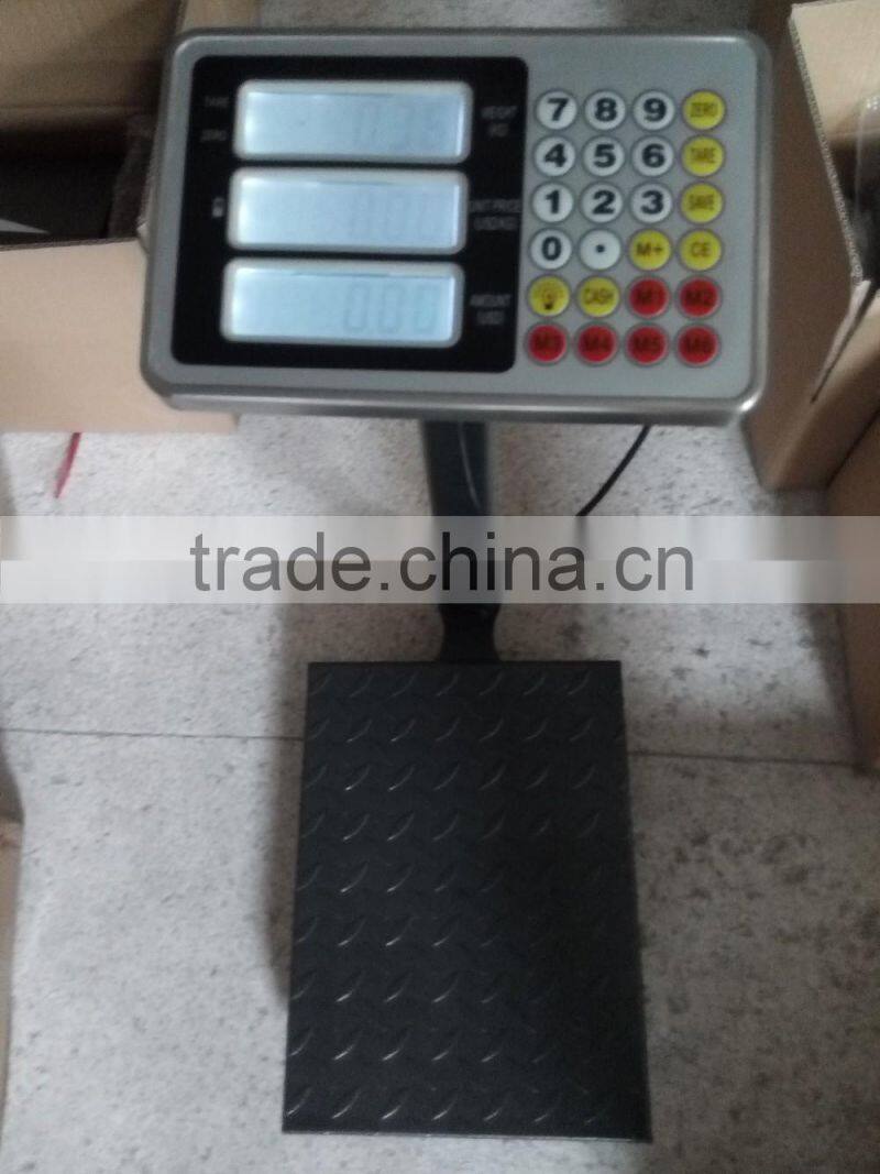 300kg wholesale electronic price computing bench weighing scale OED ODM