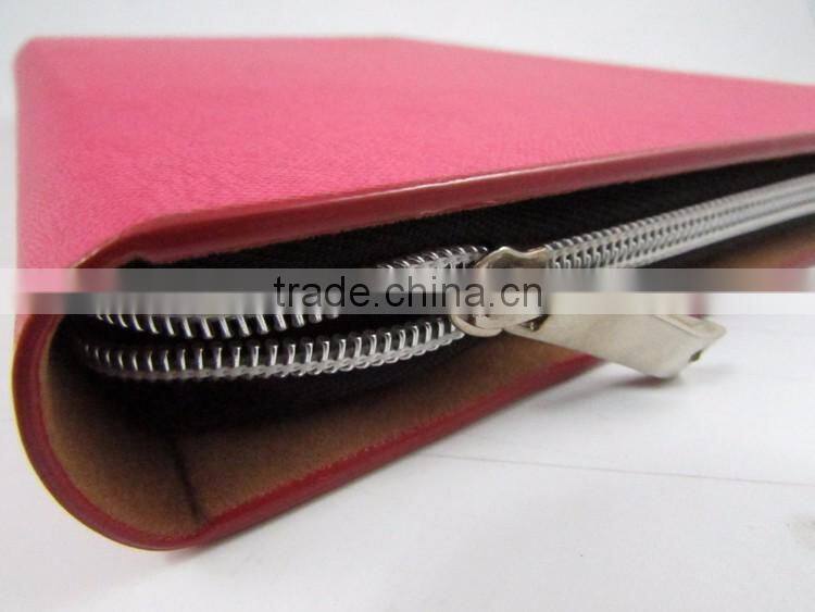 Card holder File folder cover with zipper pen holder documentary folder