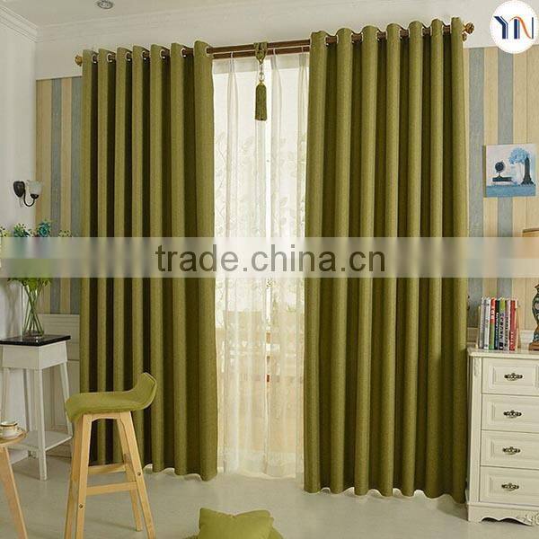100% polyester blackout fabric for Austrian curtains, thick and 100% sun block curtains, ready made austrian curtain