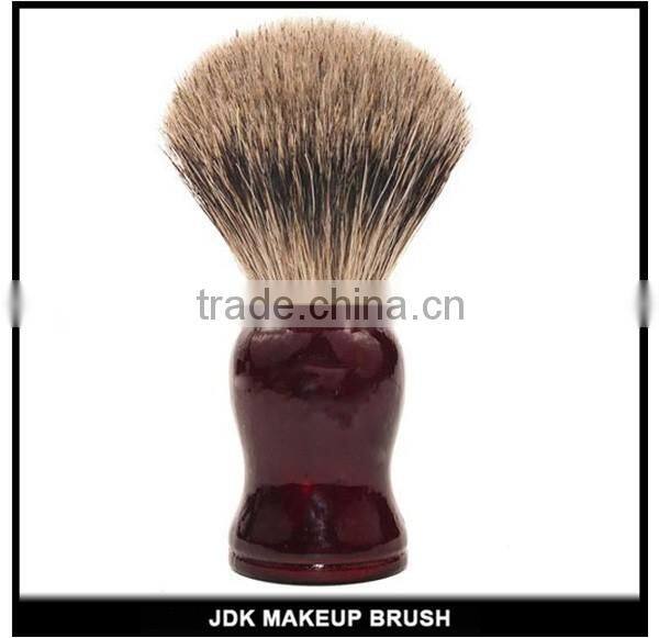 Beautiful wood best badger hair knot shave brush with stand, handcrafted men grooming shaving brush