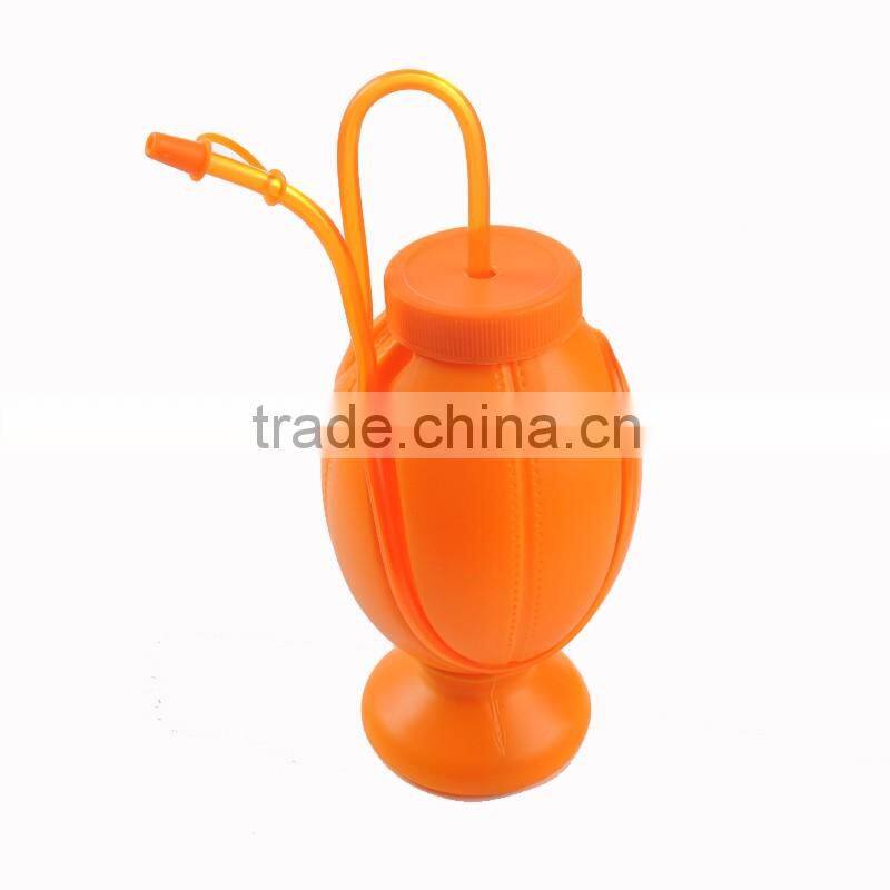 brown gourd pattern drinking straw cup