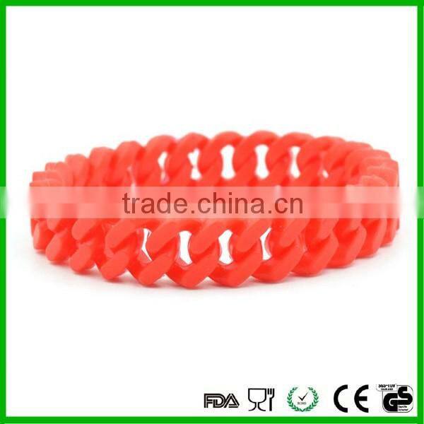 Latest Fashion Bracelet Girl Custom Silicone Knit Bracelet