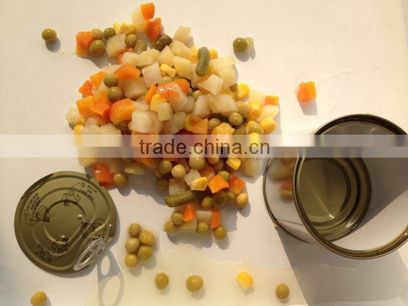 Health Food Canned mixed Vegetables